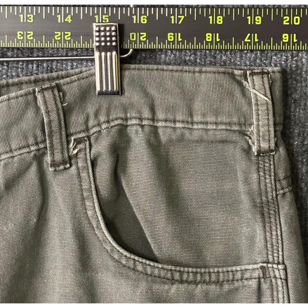 Carhartt FR Flame Resistant Work Pants Mens 40x29 Olive Green Canvas CAT 2 2112 - Picture 7 of 7